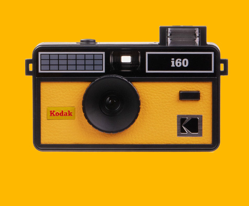 Kodak i60 35mm Film Camera with Flash yellow